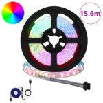 vidaXL LED pás 12 pcs Čierna a priehľadná 1300 mm Meď a plast – Obrázok 2