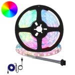 vidaXL LED pás 12 pcs Čierna a priehľadná 2100 mm Meď a plast