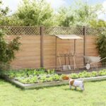 vidaXL Záhradný plot s kolíkmi 24 pcs 115 x 50 cm Mesh Strieborná