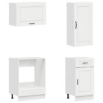 vidaXL Kuchynská jednotka PORTO 8 pcs Biela s vysokým leskom – Obrázok 4