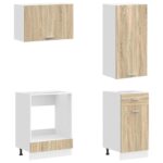 vidaXL Kuchynská jednotka LYON 8 pcs Dub sonoma Kompozitné drevo – Obrázok 4