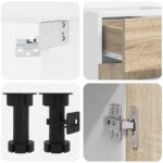 vidaXL Kuchynská jednotka LYON 8 pcs Dub sonoma Kompozitné drevo – Obrázok 5