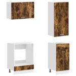 vidaXL Kuchynská jednotka LYON 8 pcs Dymový dub Kompozitné drevo – Obrázok 4