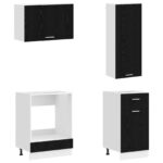 vidaXL Kuchynská jednotka LYON 8 pcs Čierny dub Kompozitné drevo – Obrázok 4