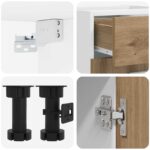 vidaXL Kuchynská jednotka LYON 5 pcs Dub artisan Kompozitné drevo – Obrázok 4