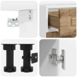 vidaXL Kuchynská jednotka PORTO 4 pcs Dub artisan Kompozitné drevo – Obrázok 4