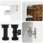 vidaXL Kuchynská jednotka PORTO 4 pcs Dymový dub Kompozitné drevo – Obrázok 4