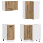 vidaXL Kuchynská jednotka KALMAR 8 pcs Dub artisan Kompozitné drevo – Obrázok 4