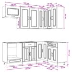 vidaXL Kuchynská jednotka KALMAR 8 pcs Dub artisan Kompozitné drevo – Obrázok 10