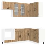 vidaXL Kuchynská jednotka KALMAR 8 pcs Dub artisan Kompozitné drevo – Obrázok 2