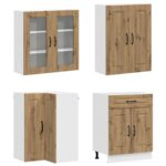 vidaXL Kuchynská jednotka KALMAR 8 pcs Dub artisan Kompozitné drevo – Obrázok 3