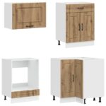 vidaXL Kuchynská jednotka KALMAR 8 pcs Dub artisan Kompozitné drevo – Obrázok 4