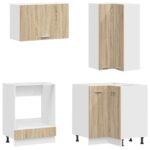 vidaXL Kuchynská jednotka LYON 8 pcs Dub sonoma Kompozitné drevo – Obrázok 4