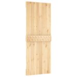 vidaXL Posuvné dvere Prírodná a biela 80 x 210 cm – Obrázok 5