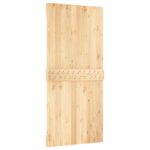 vidaXL Posuvné dvere Prírodná a čierna 95 x 210 cm – Obrázok 5