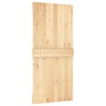 vidaXL Posuvné dvere Prírodná a čierna 95 x 210 cm – Obrázok 5