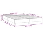 vidaXL Rám postele bez matraca, svetlosivý 137x190 cm, plný zamat – Obrázok 10