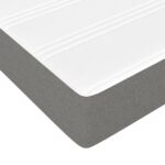 vidaXL Matrac s taštičkovými pružinami stredná tvrdosť tmavosivý 152x203x20cm veľkosť Queen – Obrázok 5