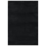 vidaXL Chlpatý koberec čierny 240x305 cm polyester – Obrázok 2
