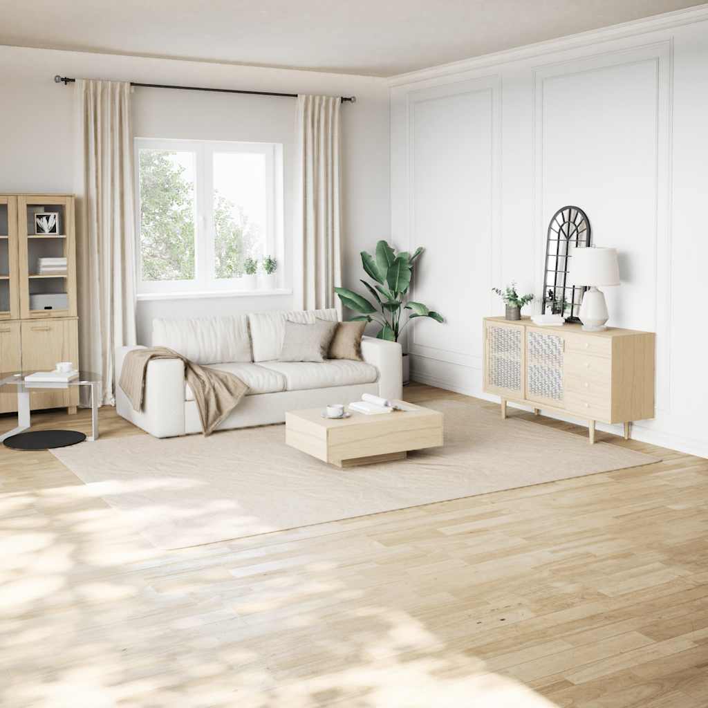 353833_1-4.jpg vidaXL Chlpatý koberec krémovo biely 240x340 cm polyester – Obrázok 1