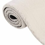 vidaXL Chlpatý koberec krémovo biely 240x340 cm polyester – Obrázok 6