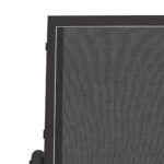 vidaXL Záhradné posuvné kreslá 2 ks čierne 61x76x87 cm textilén a oceľ – Obrázok 7
