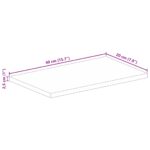 vidaXL Stolová doska 40x20x2,5 cm obdĺžniková masívna akácia – Obrázok 9