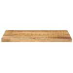 vidaXL Stolová doska 40x20x3,8 cm obdĺžniková, masívne drevo, surové mango – Obrázok 3