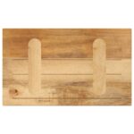vidaXL Stolová doska 40x20x3,8 cm obdĺžniková, masívne drevo, surové mango – Obrázok 5