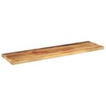 vidaXL Stolová doska 100x20x3,8 cm obdĺžniková, masívne drevo, surové mango – Obrázok 2