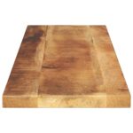 vidaXL Stolová doska 100x20x3,8 cm obdĺžniková, masívne drevo, surové mango – Obrázok 4