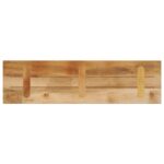 vidaXL Stolová doska 100x20x3,8 cm obdĺžniková, masívne drevo, surové mango – Obrázok 5