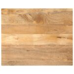 vidaXL Stolová doska 90x80x2,5 cm obdĺžniková masívna mangová farba