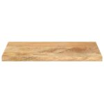 vidaXL Stolová doska 60x30x3,8 cm obdĺžniková masívna mangová farba – Obrázok 3
