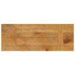 vidaXL Stolová doska 80x20x3,8 cm obdĺžniková masívna mangová farba – Obrázok 5