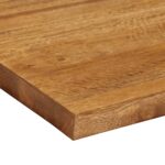 vidaXL Stolová doska 80x20x3,8 cm obdĺžniková masívna mangová farba – Obrázok 6