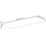 vidaXL Stolová doska 70x30x3,8 cm obdĺžniková, masívne drevo mango – Obrázok 9