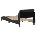 vidaXL Rám postele Dover čierny 90x190 cm zamatový – Obrázok 6