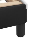 vidaXL Rám postele Dover čiernobiely 90x190 cm umelá koža – Obrázok 7