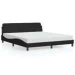 vidaXL Rám postele Dover čierny 180x200 cm zamatový – Obrázok 2