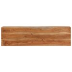 vidaXL Konzolový stolík 110x30x75 cm masívna akácia a železo – Obrázok 4