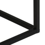 vidaXL Konzolový stolík 110x30x75 cm masívna akácia a železo – Obrázok 6
