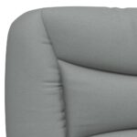vidaXL Vankúš na čelo postele Hvar bledosivý 137 cm látka – Obrázok 8