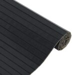 vidaXL Koberec obdĺžnikový čierny 60x300 cm bambusový – Obrázok 4