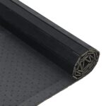 vidaXL Koberec obdĺžnikový čierny 70x100 cm bambusový – Obrázok 5
