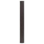 vidaXL Koberec obdĺžnikový tmavohnedý 70x200 cm bambusový – Obrázok 3