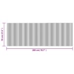 vidaXL Koberec obdĺžnikový tmavohnedý 70x200 cm bambusový – Obrázok 8