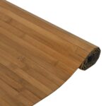 vidaXL Koberec obdĺžnikový hnedý 100x100 cm bambusový – Obrázok 4