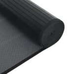 vidaXL Koberec obdĺžnikový čierny 60x200 cm bambusový – Obrázok 5