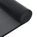 vidaXL Koberec obdĺžnikový čierny 60x300 cm bambusový – Obrázok 5